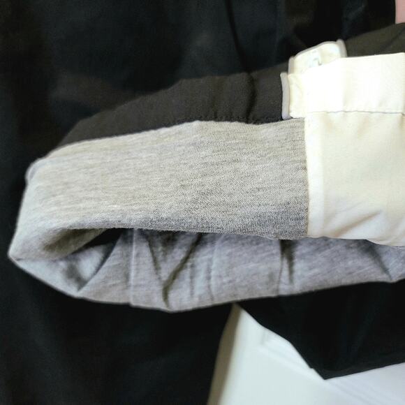 VTG GAP Track Pants Joggers Lined Side Stripe Ankle Zips 12 Black - Picture 3 of 13